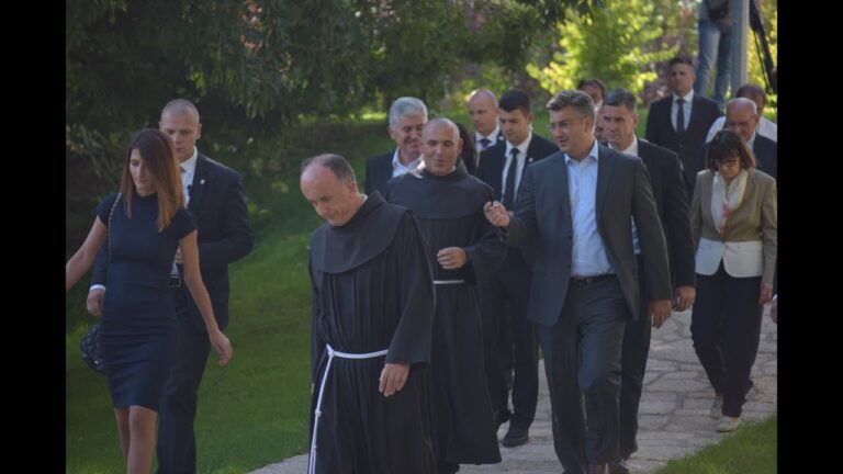 Posjeta Andreja Plenkovića Crkvi na Brigu 5.9.2017.
