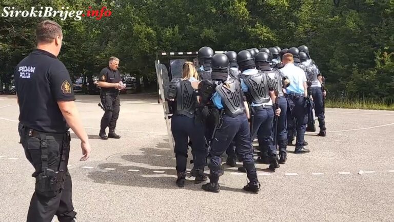 Interventna policija ŽZH vježba na Brigu