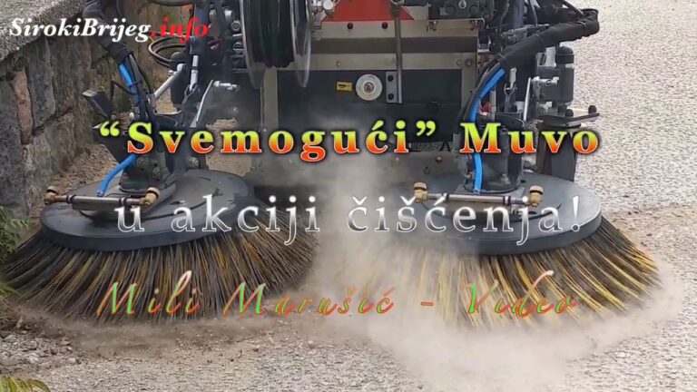 “Svemogući” Muvo u akciji čišćenje ulica na Brigu