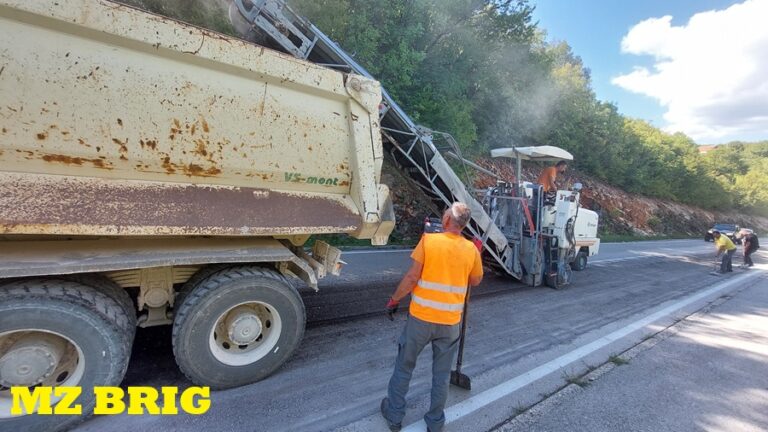 Krenulo uklanjanje starog za postavljanje novog asfalta uz Brig